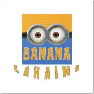 MINION BANANA USA LAHAINA Posters and Art